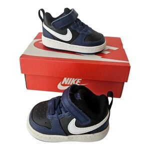 Nike Kids Navy and White Sneakers